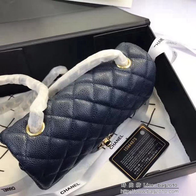 香奈兒CHANEL升級版A1116 進口小羊皮金銀鏈條斜背包 DSC1140